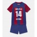 Barcelona Joao Felix #14 Babykleding Thuisshirt Kinderen 2023-24 Korte Mouwen (+ korte broeken)